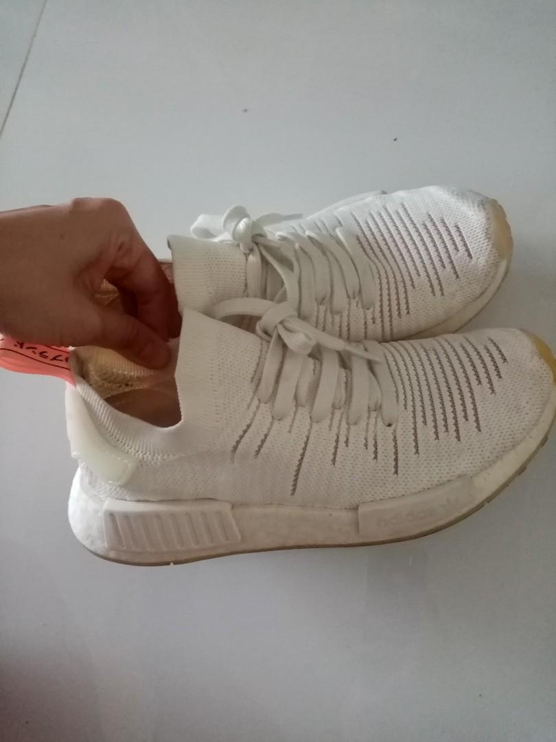 Adidas nmd r1 cheap stlt primeknit triple white