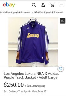 Adidas lakers shop track jacket