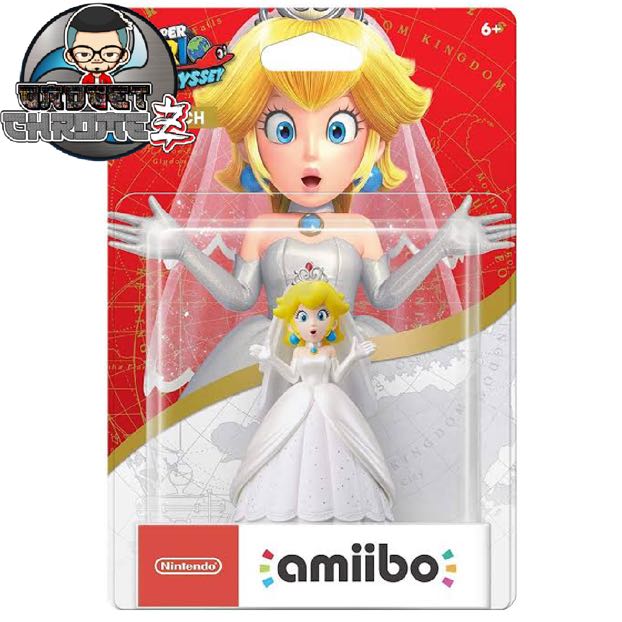 Amiibo Wedding Outfit Peach Super Mario Odyysey Authentic Video Gaming Gaming Accessories Interactive Gaming Figures On Carousell