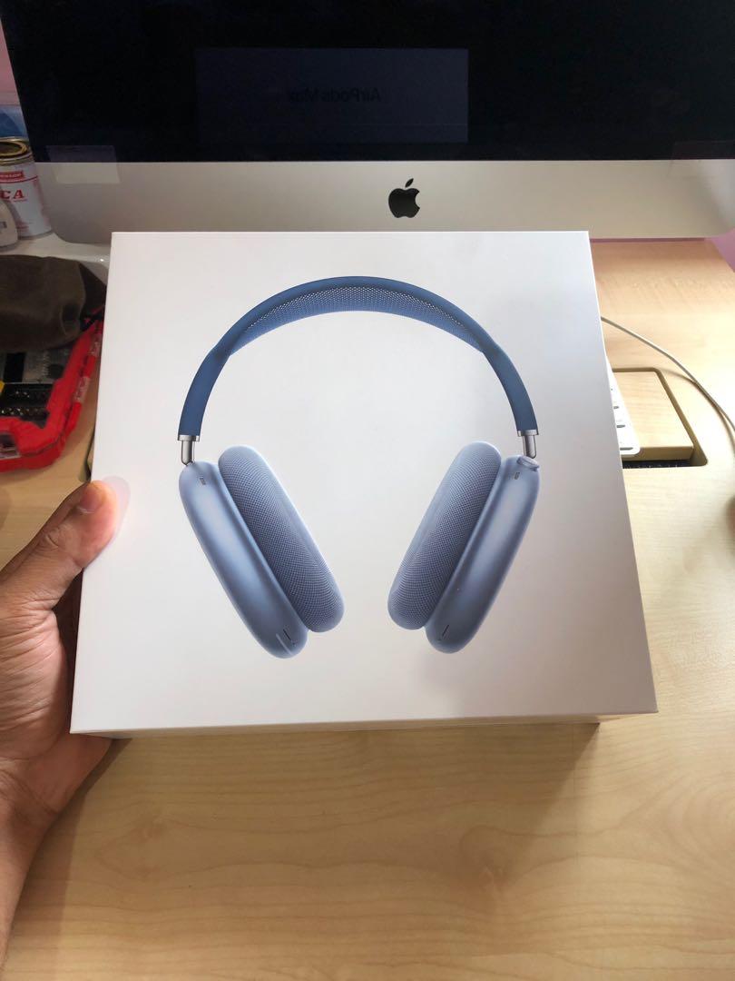 Apple Airpods Max Sky Blue, Audio, Earphones on Carousell