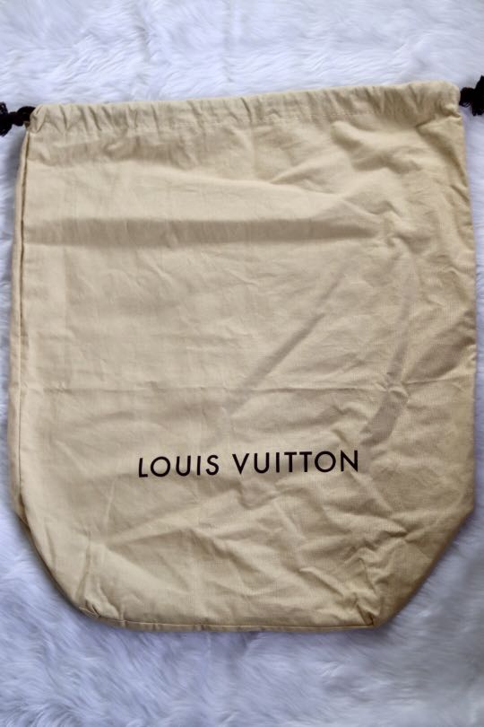 Authentic Louis Vuitton Drawstring Dustbag