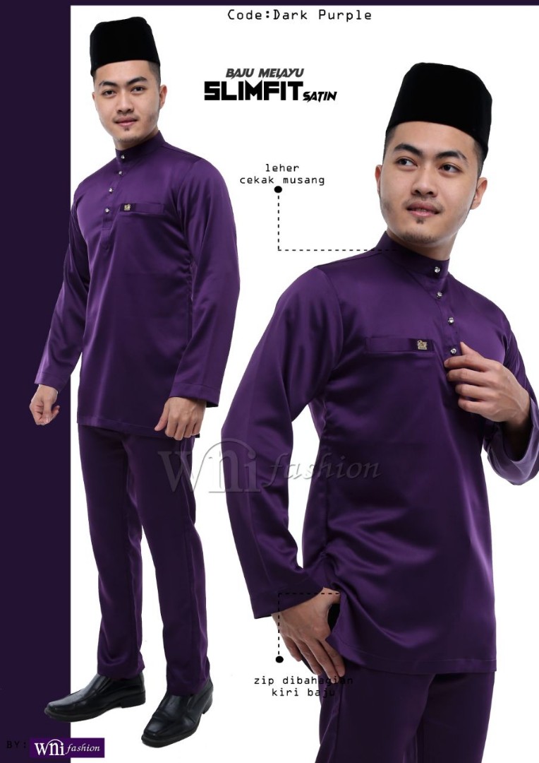 Baju kurung lelaki slim fit discount