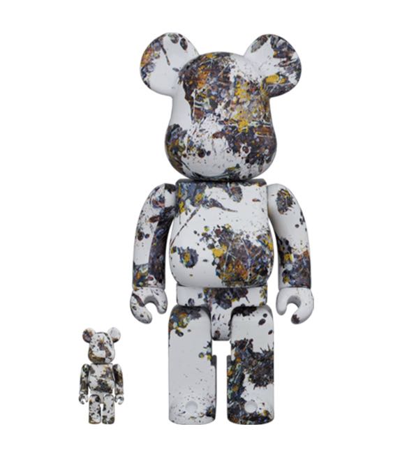 現貨👻bearbrick jackson pollock splash 1000%, 興趣及遊戲, 玩具