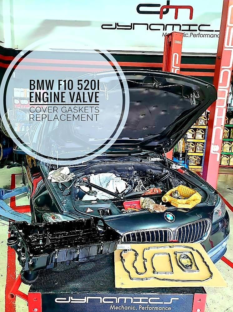 BMW F10 520i (N20 Engine) Valve Cover Gaskets & Oil Filter Assembly