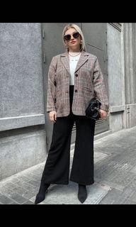 BNIB SHEIN OVERSIZED PLAID TWEED BLAZER