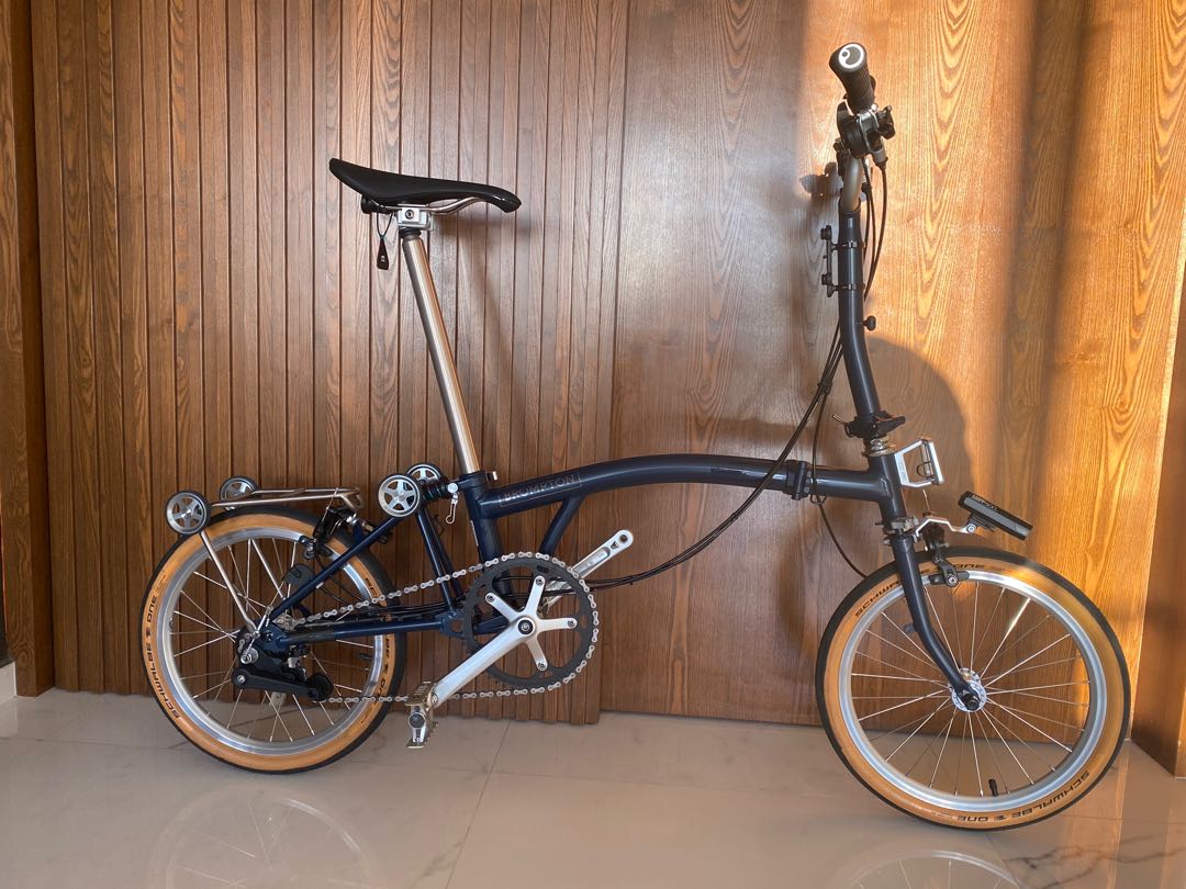 Brompton M6R Tempest Blue Sports Equipment Bicycles Parts