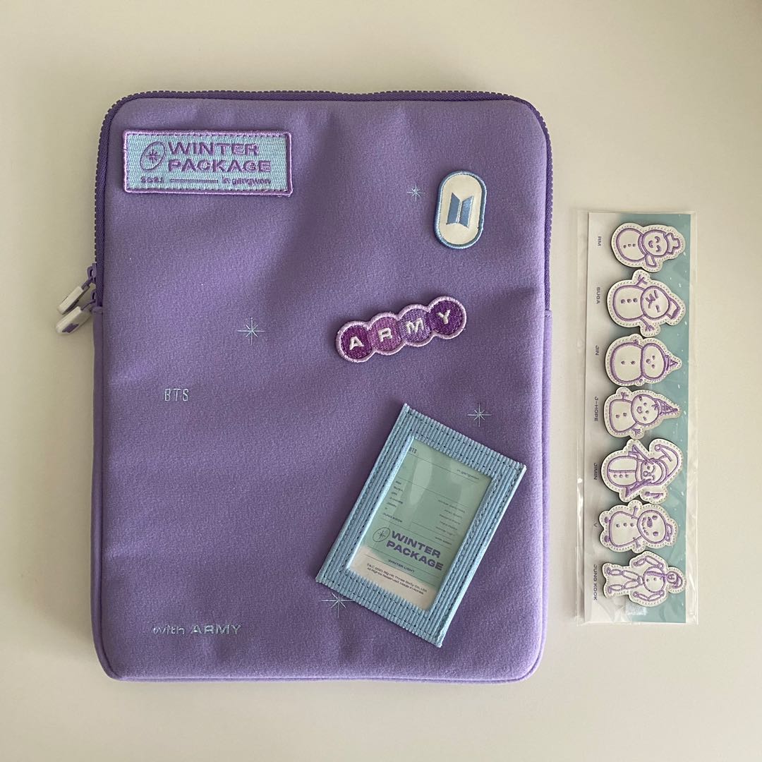 Pouch winter package bts store