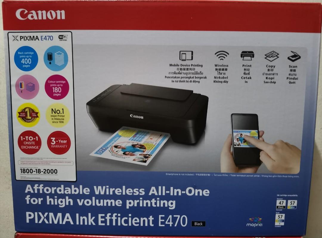 how do i connect my canon e470 to wifi