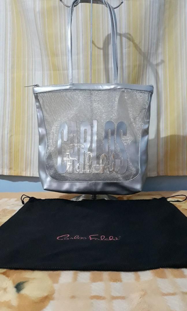 Carlos falchi outlet tote bag