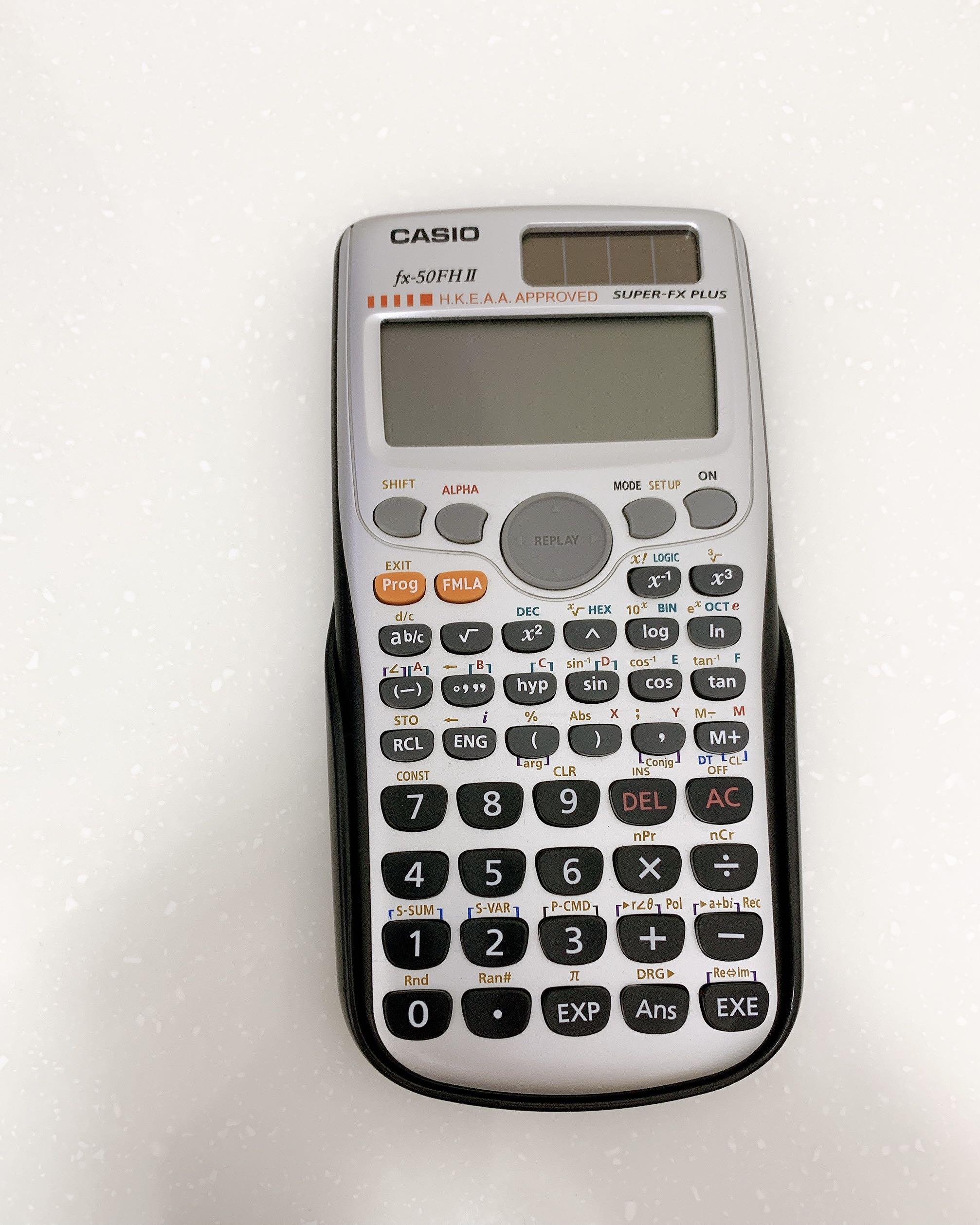 Casio calculator shop fx 50fh ii