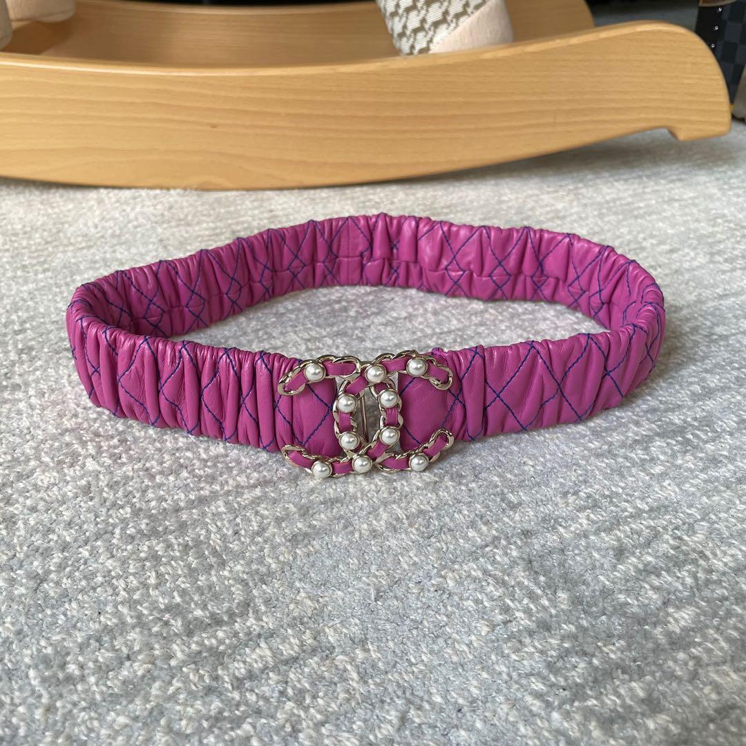 Chanel elastic belt on sale