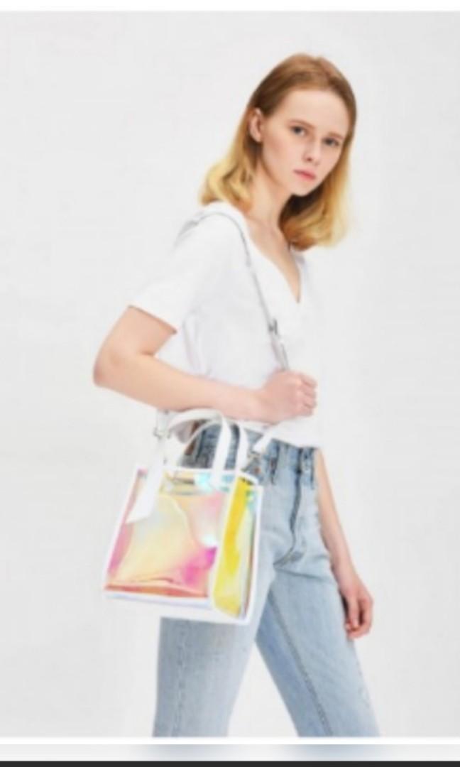 Charles and 2025 keith holographic bag