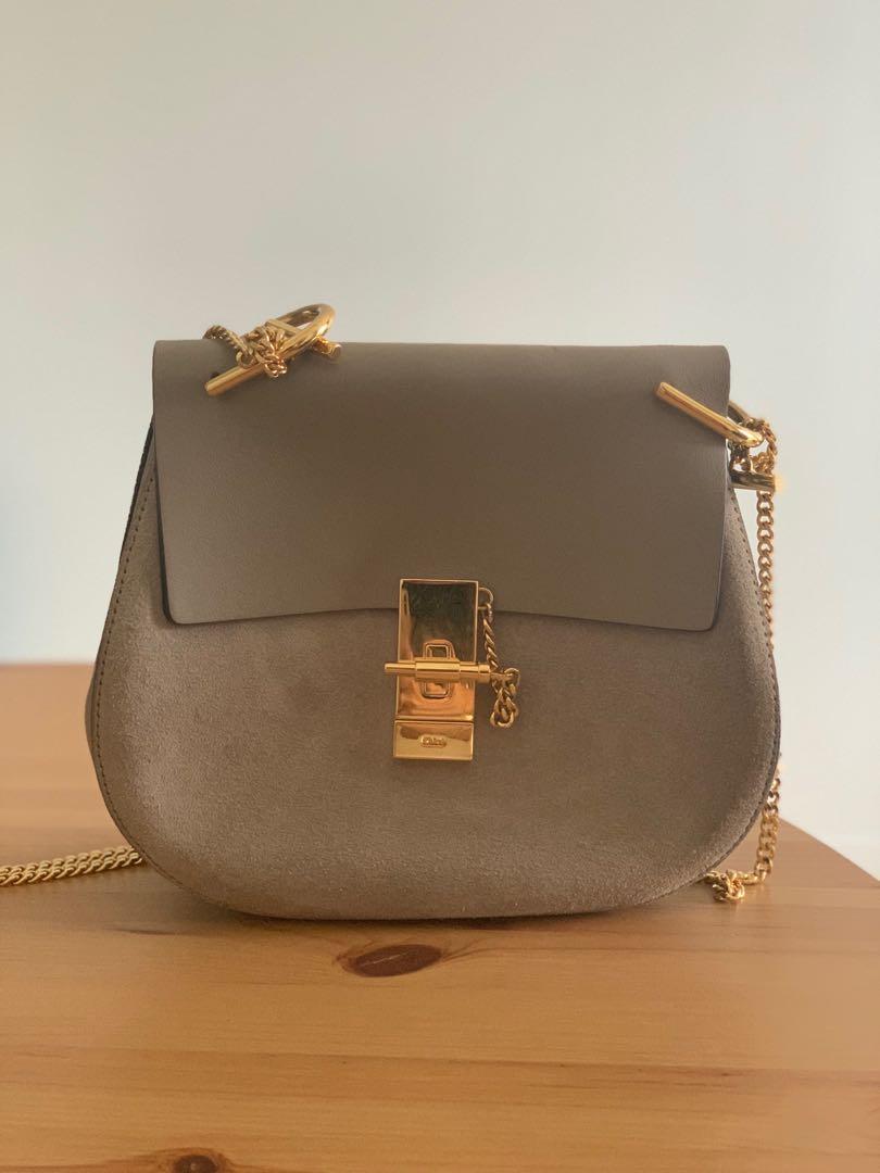 Chloe drew bag suede clearance