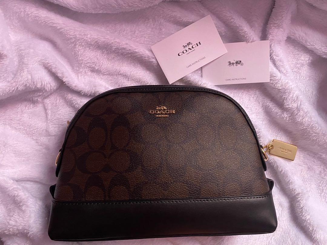 Coach Dome Crossbody in Signature Canvas, Women's Fashion, Bags