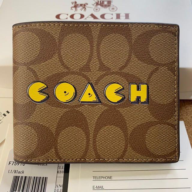 Coach wallet pac man top