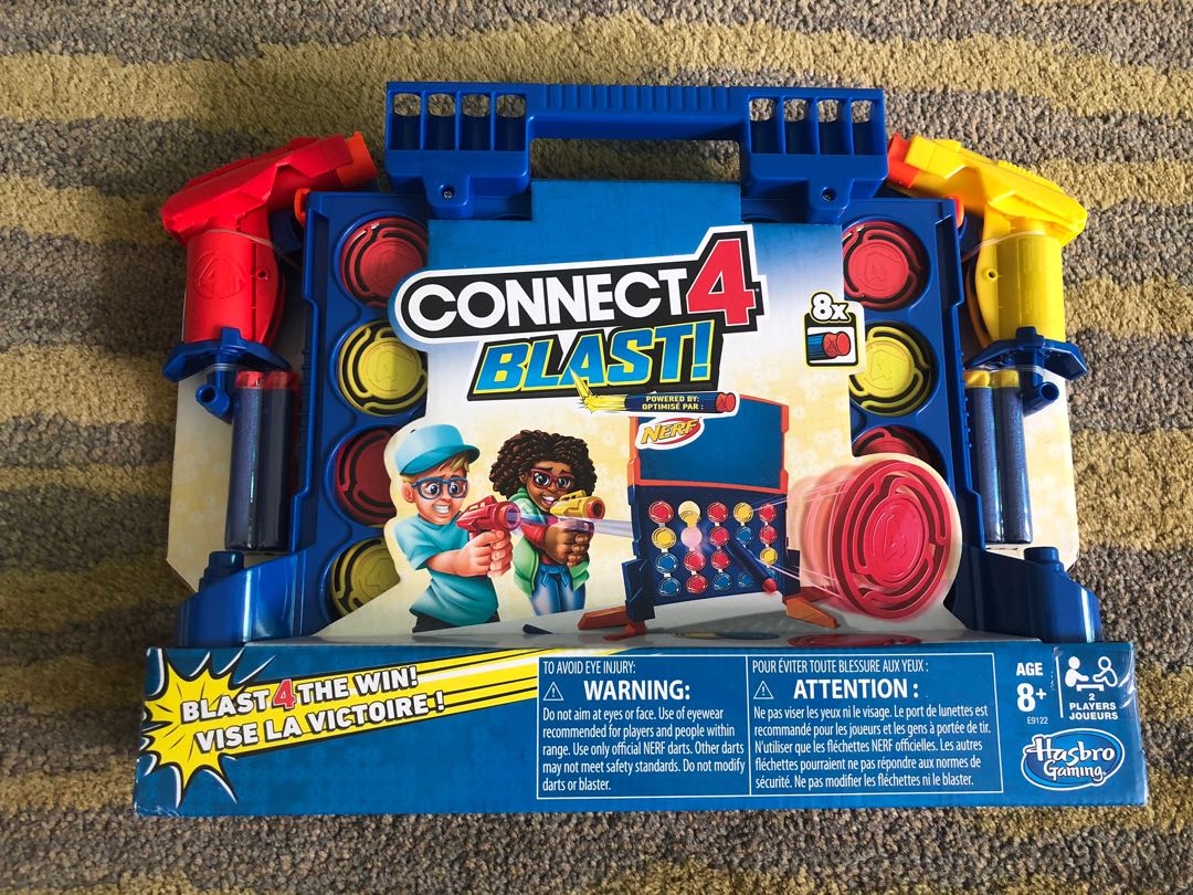 HASBRO Connect 4 Blast, Hobbies & Toys, Toys & Games on Carousell