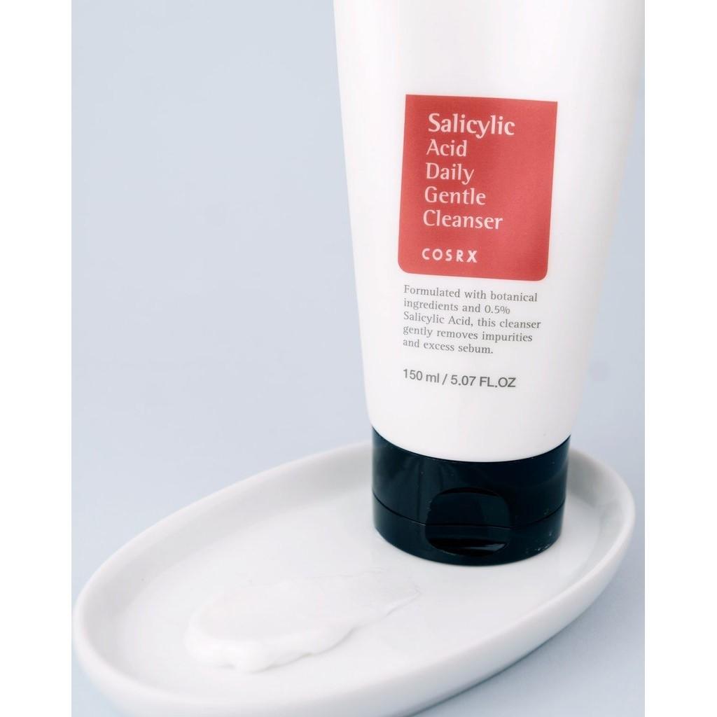 cosrx salicylic acid daily gentle cleanser percentage
