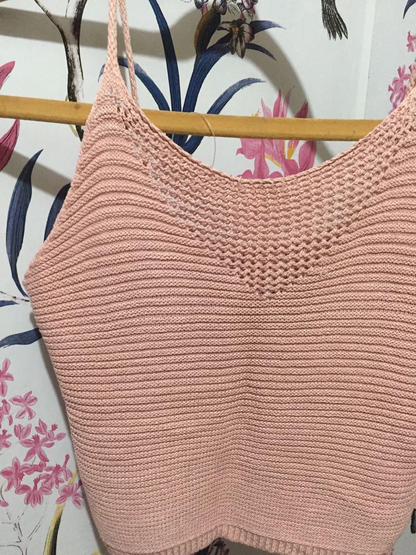 Crochet type spaghetti strap (Category: Sleeveless) located in Caloocan City. Submitted by xtine01 (Listing ID 1074001230, Image 2). Description: Manage your expectation little flaws but not noticeable .