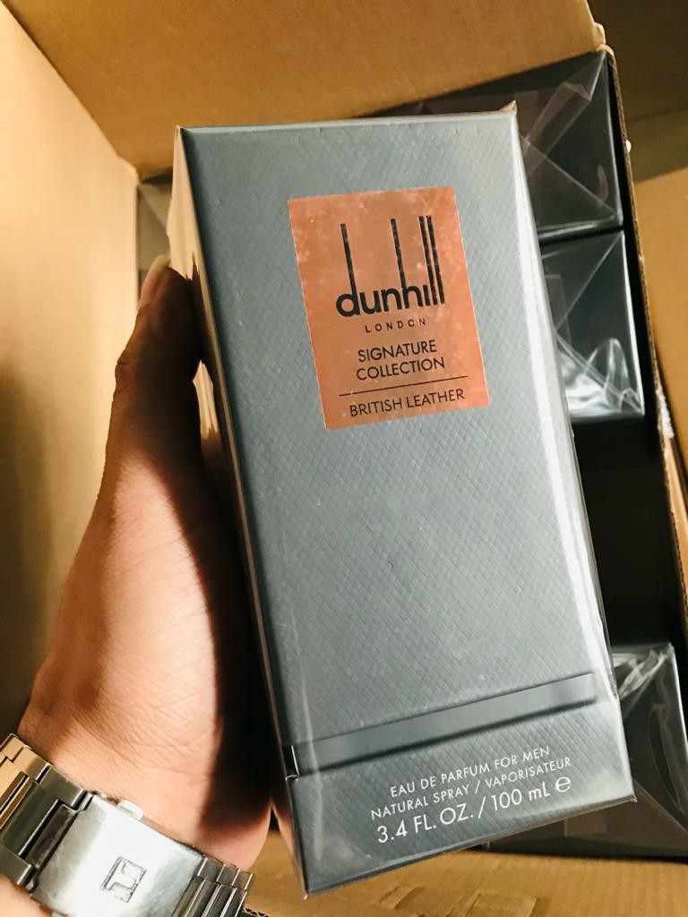 Dunhill london british leather