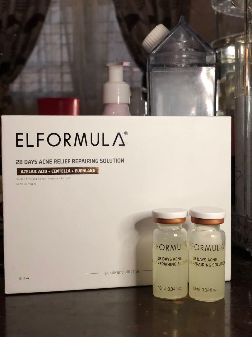 elformula 28 days acne relief repairing solution