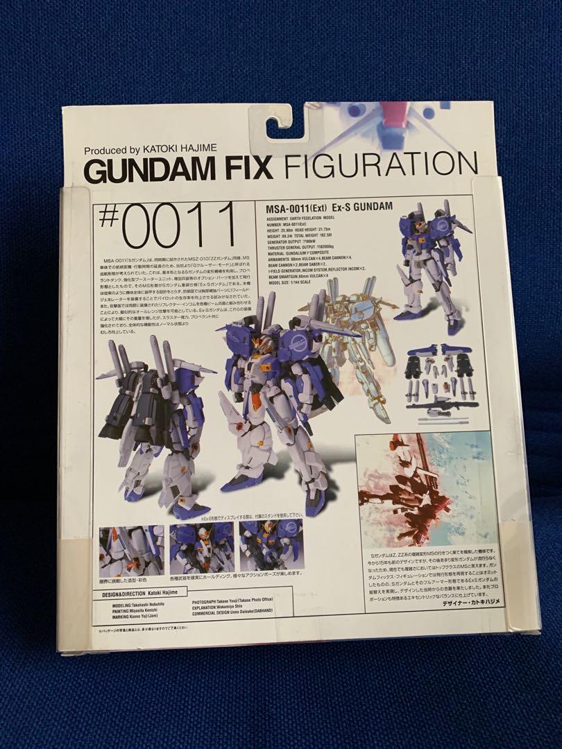 Ex-S Gundam MSA-0011(Ext) Gundam Fix Figuration 0011, 興趣及遊戲