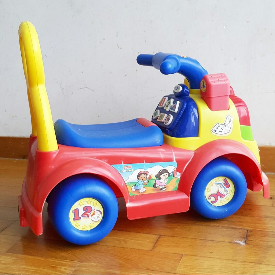 Fisher Price Baby Toy Push Car with Storage Babies Kids Infant
