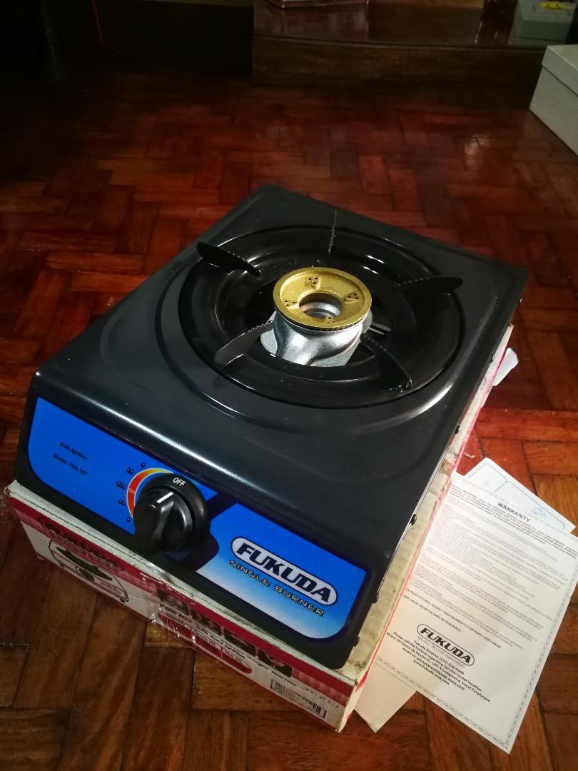 Fukuda Gas Stove Single Burner, Furniture & Home Living, Kitchenware