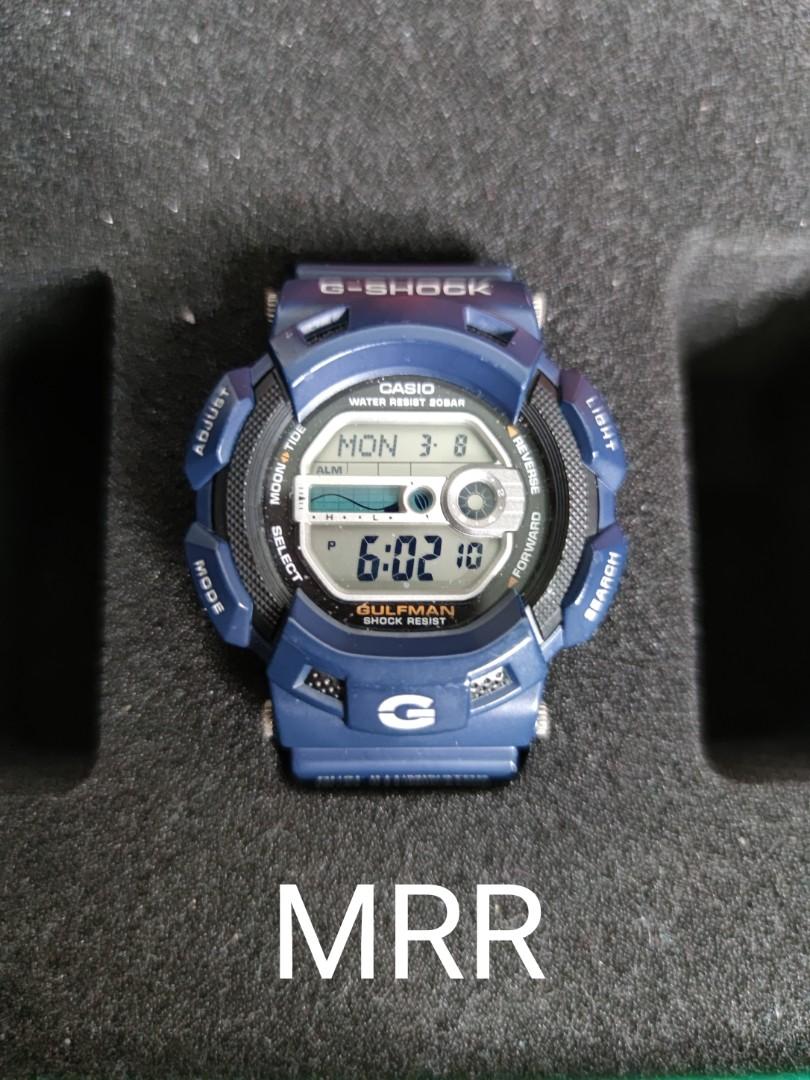 G Shock Gulfman Navy blue Men s Fashion Watches Accessories