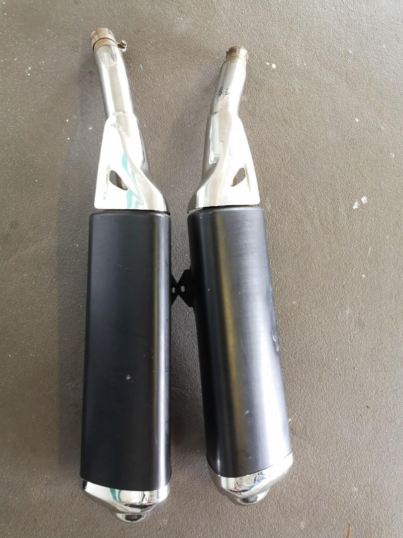 Hayabusa stock exhaust top