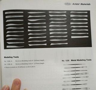 Holbein Boxwood Modelling Tools set