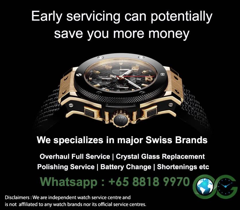 Swiss watch deals service centre