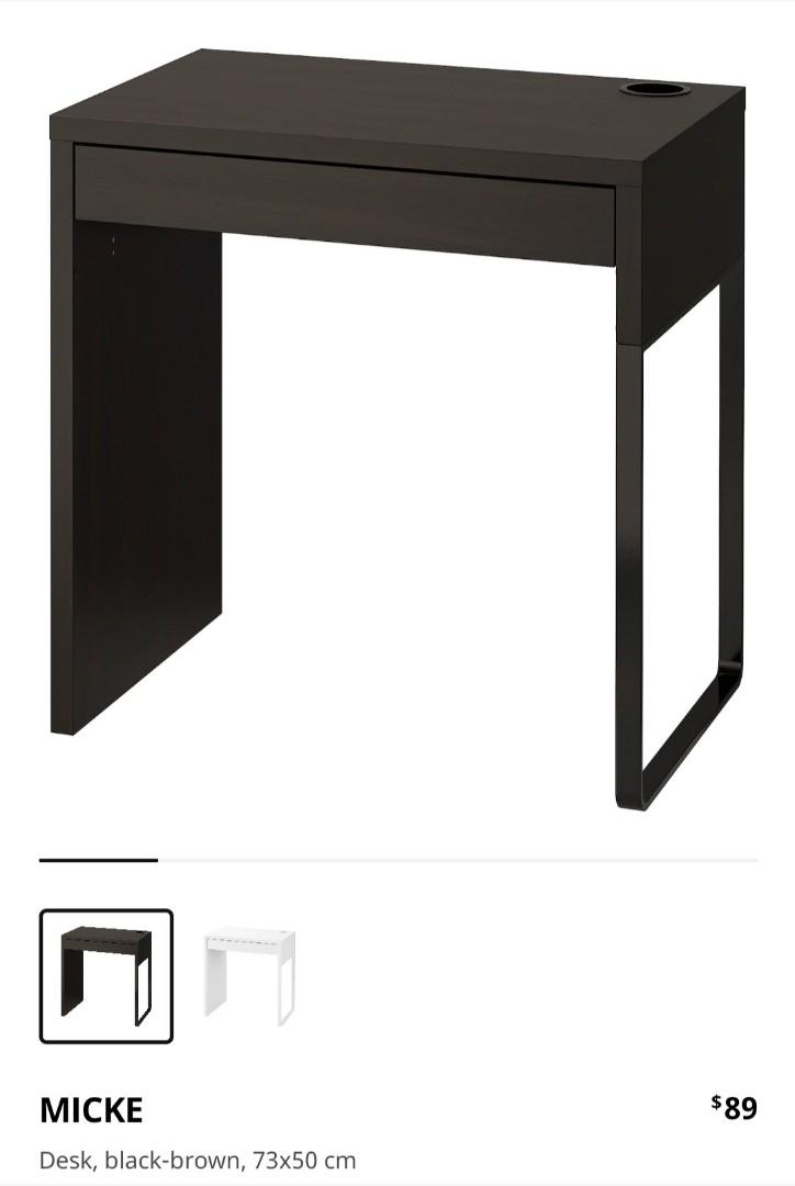 IKEA Micke Desk, Furniture & Home Living, Furniture, Tables & Sets on