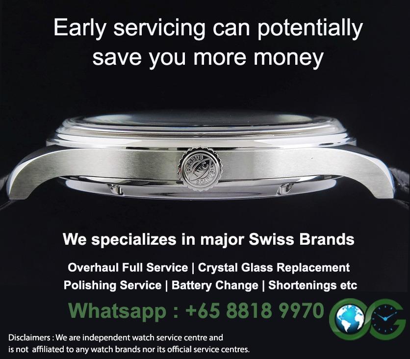 Watch crystal replacement service store