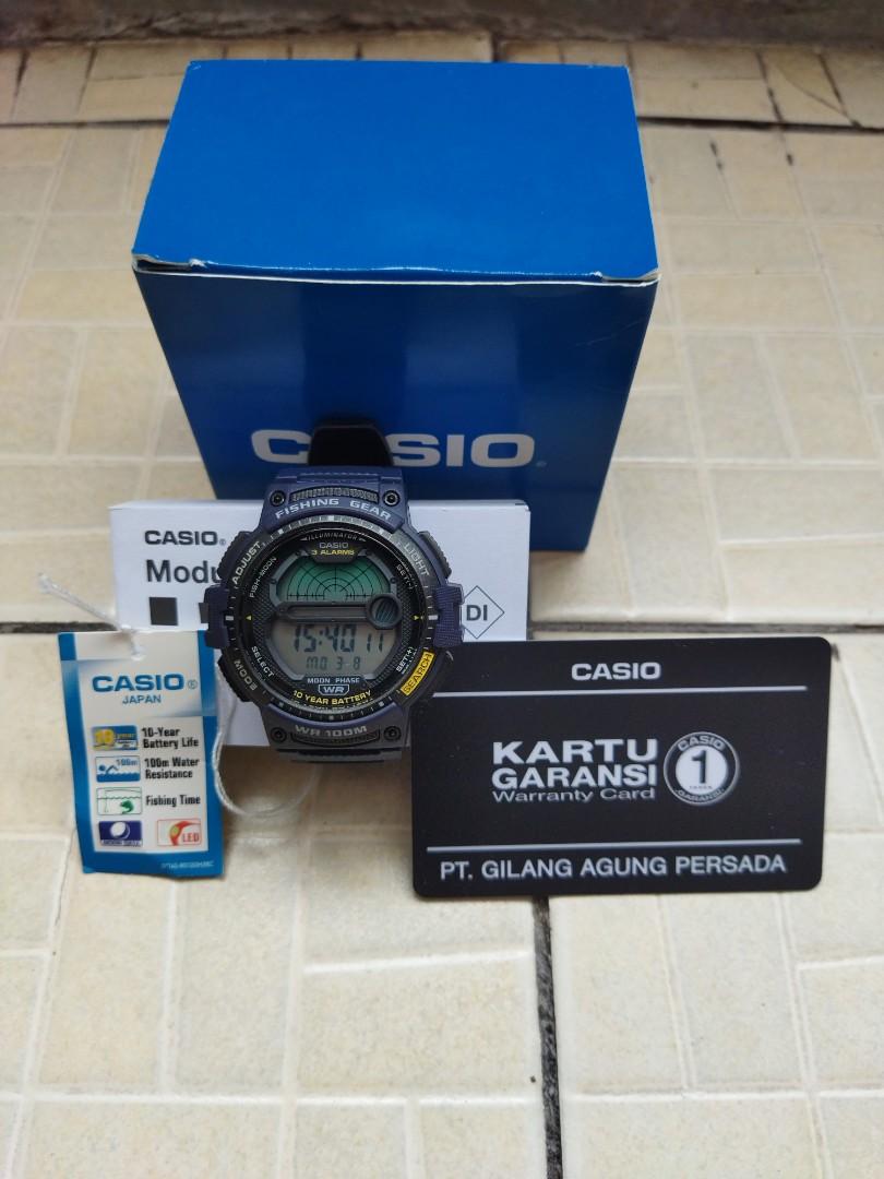Jam Tangan Casio Original Ws 1200h 2avdf Fishing Gear Fesyen Pria Jam Tangan Di Carousell
