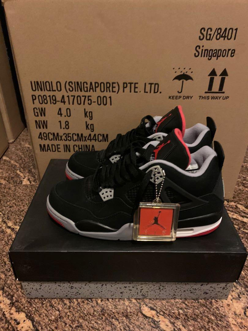 bred 4 size 9.5