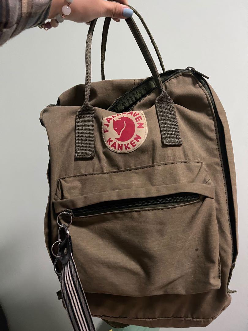 kanken backpack army green