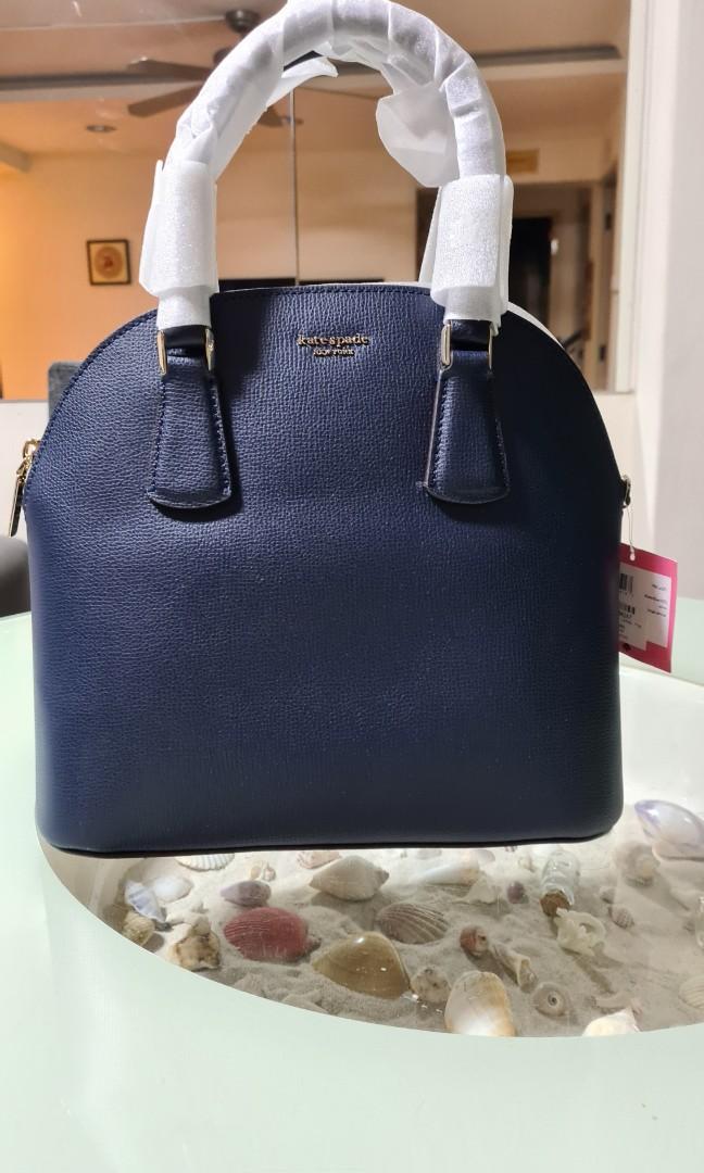 Kate Spade Sylvia Large Dome Satchel in Blazer Blue, Women's Fashion, Bags  & Wallets, Cross-body Bags on Carousell