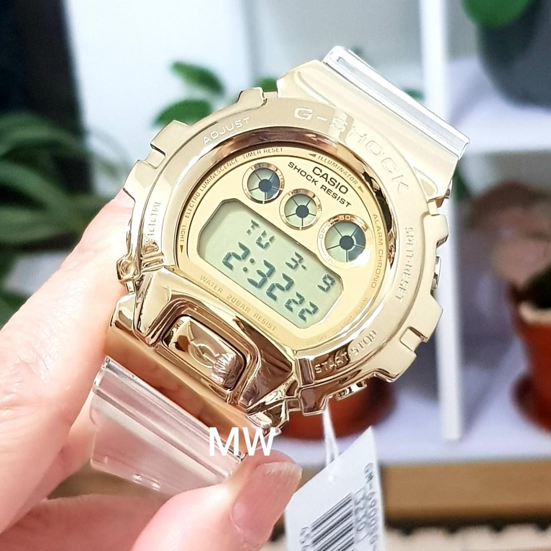 G shock sales dw 6900 gold