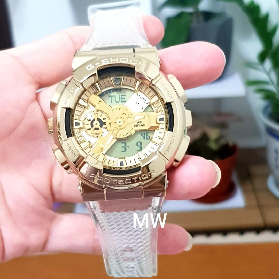 G shock shop gold strap