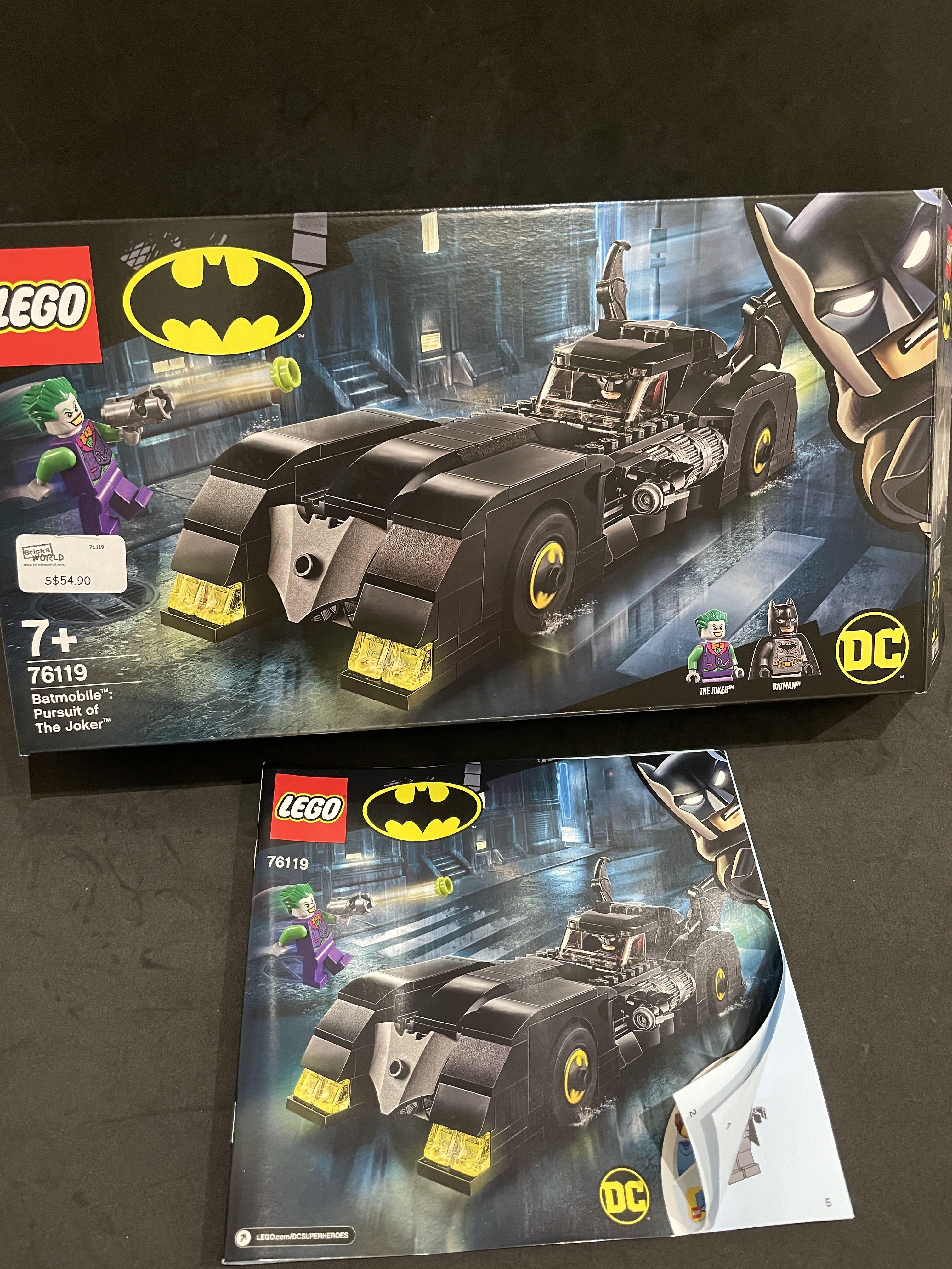 Lego 76119 Batmobile Pursuit Of The Joker Batman, Hobbies & Toys, Toys &  Games on Carousell