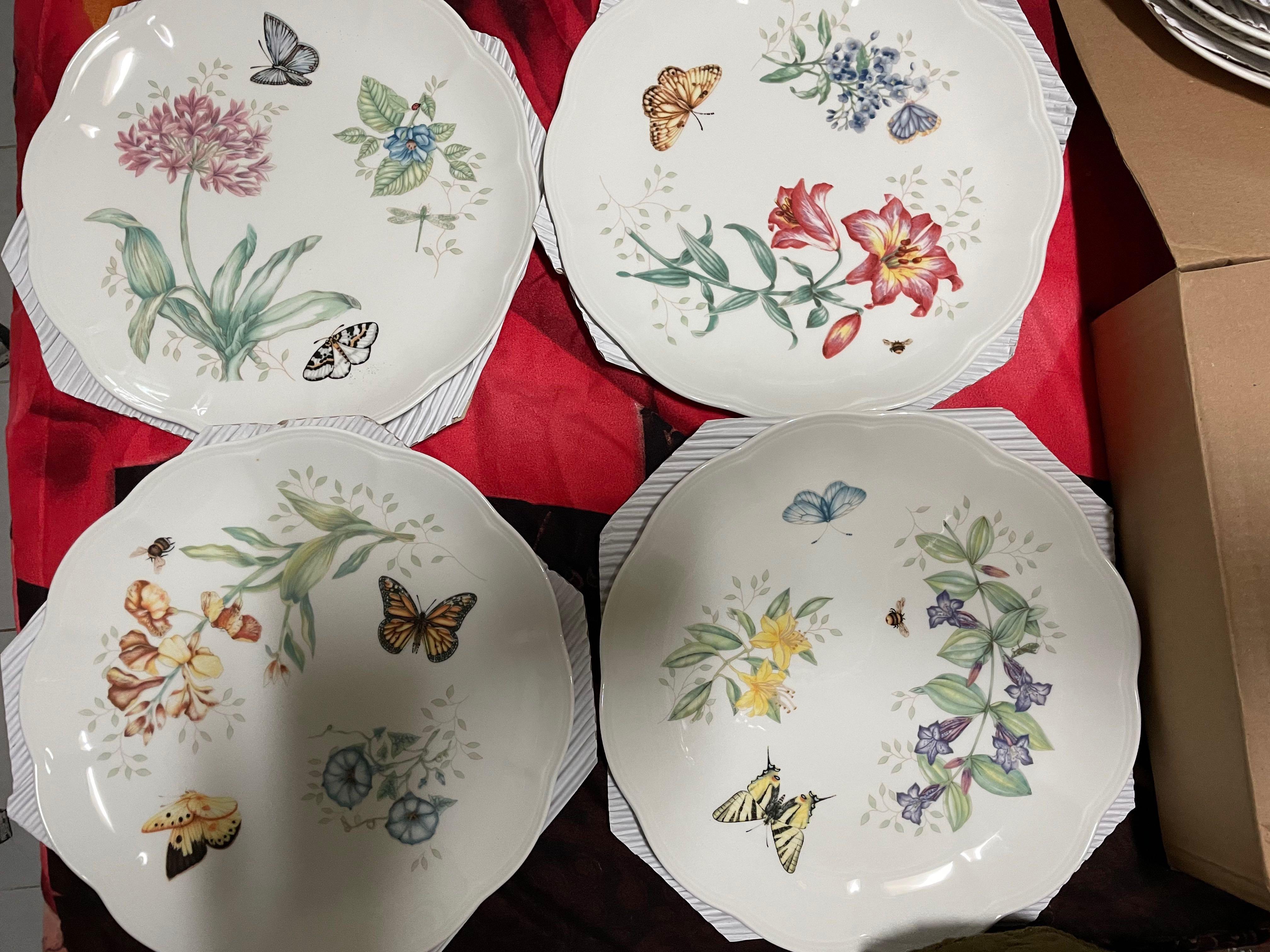 Butterfly dinner sets store