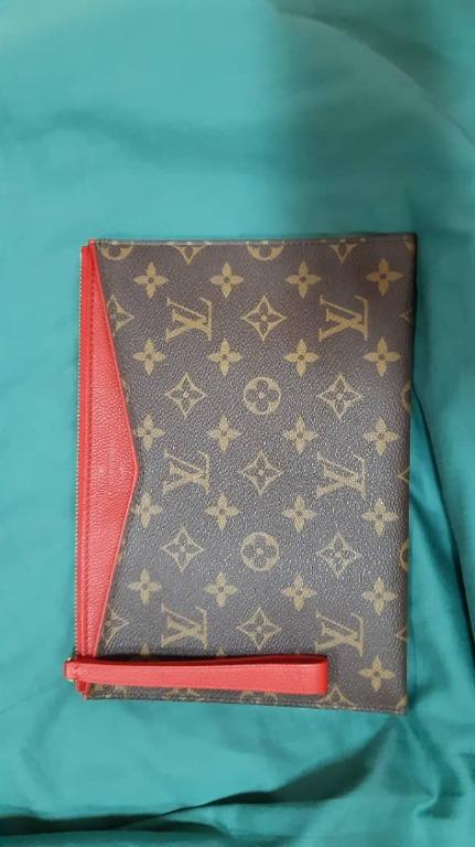 Louis Vuitton Aurore Monogram Canvas Pochette Pallas Clutch Bag