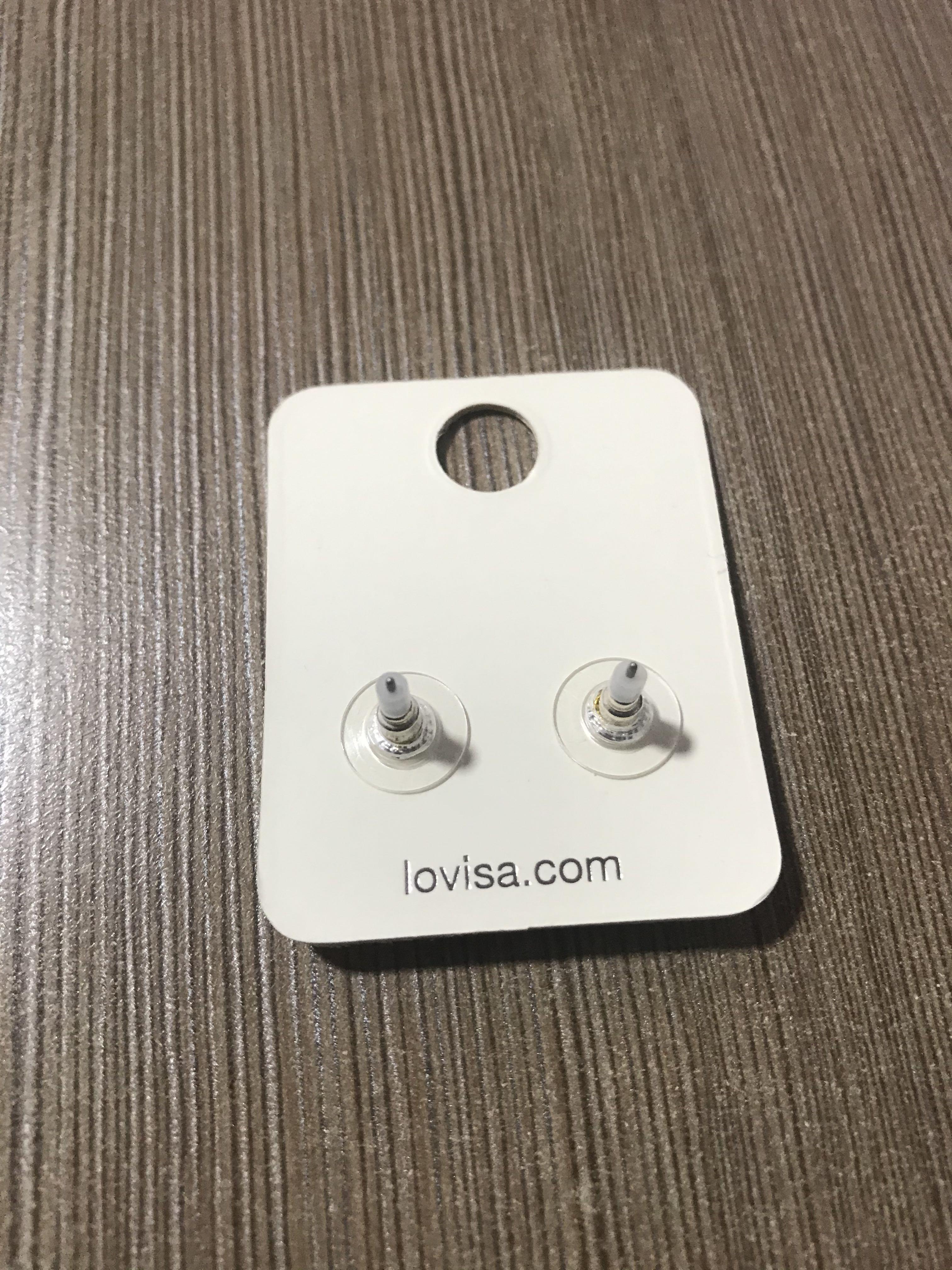Lovisa safety top pin earrings