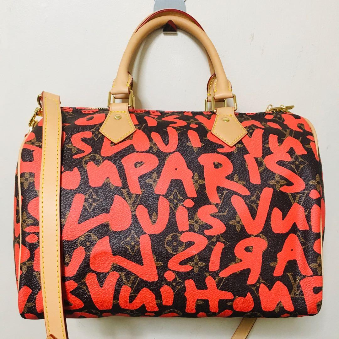 Louis Vuitton Stephen Sprouse Pink Monogram Graffiti Coated Canvas  Neverfull GM Gold Hardware 2009 Available For Immediate Sale At Sothebys