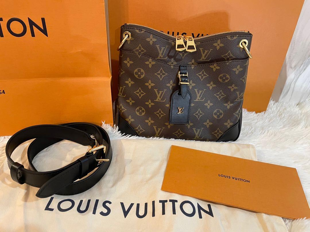 LV Odeon pm black M45353, Luxury, Bags & Wallets on Carousell