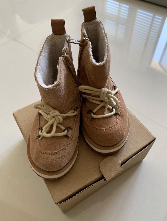 Baby shearling boots clearance