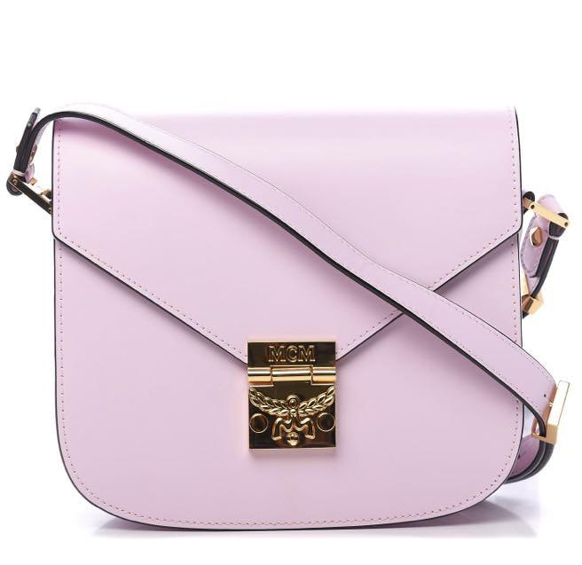 Mcm crossbody sale bag pink
