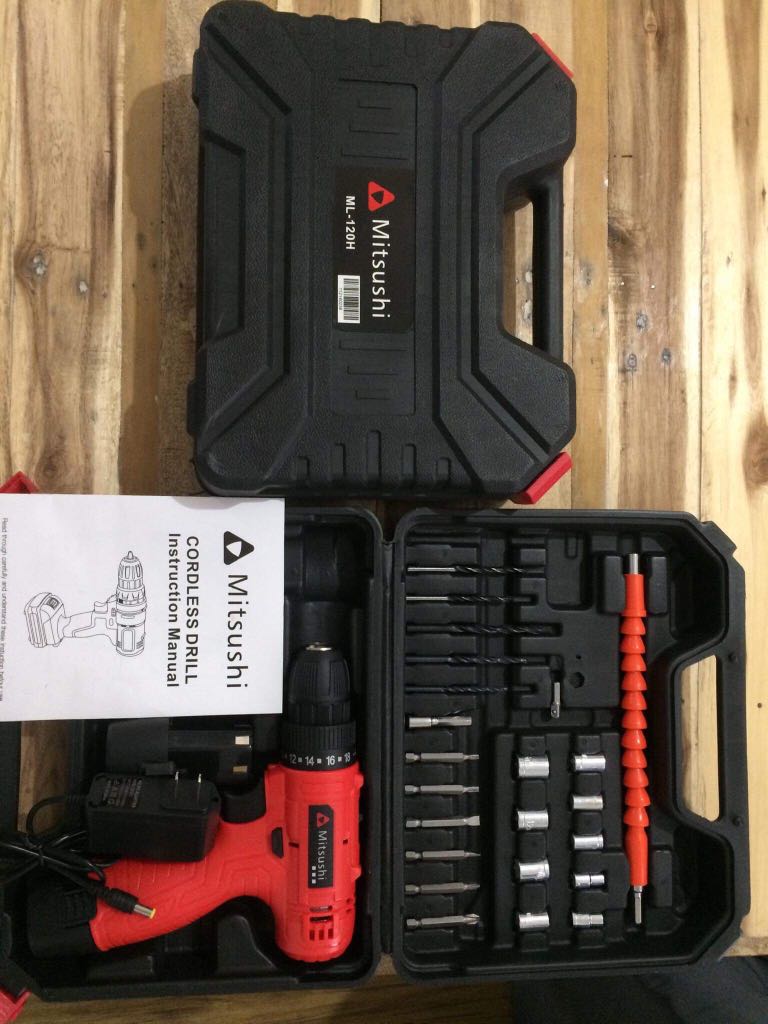 Mitsushi Cordless drill Furniture Home Living Gardening Grass