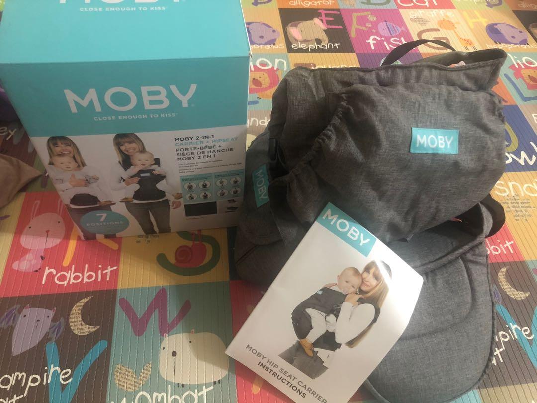 Moby 2 in 1 Carrier + Hip Seat, Babies & Kids, Going Out, Carriers
