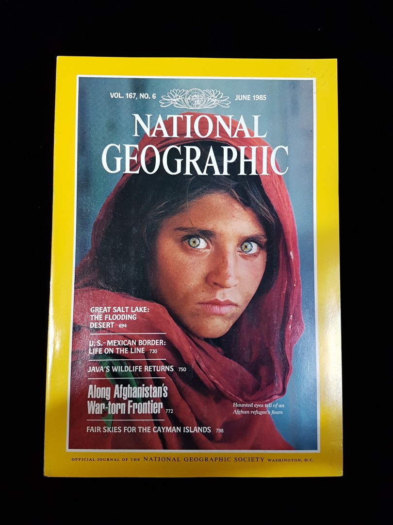 Afghan Girl National Geographic June 1985, Vol. 167, No. 6, Iconic ...